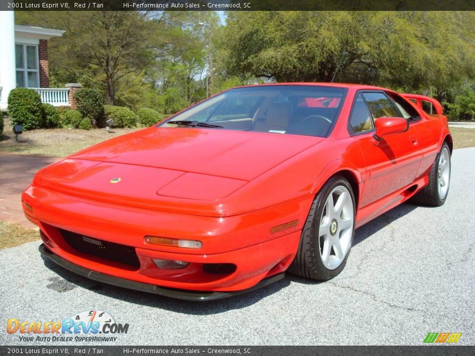 2001 Lotus Esprit V8 Red / Tan Photo #11