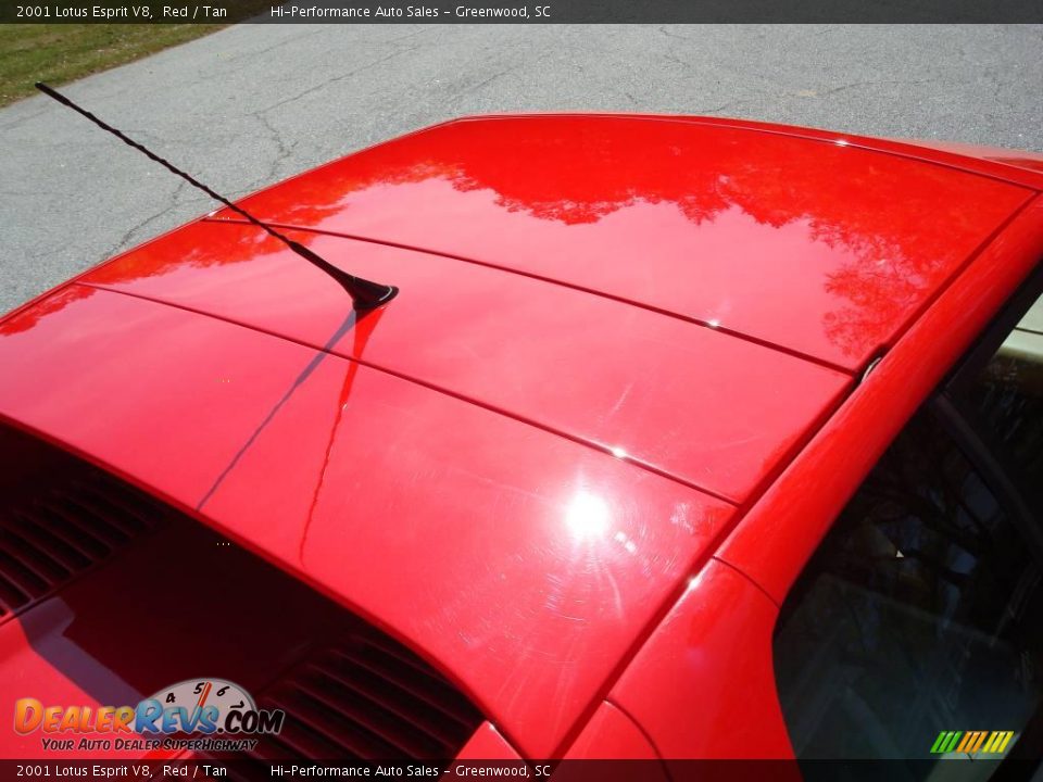 2001 Lotus Esprit V8 Red / Tan Photo #16