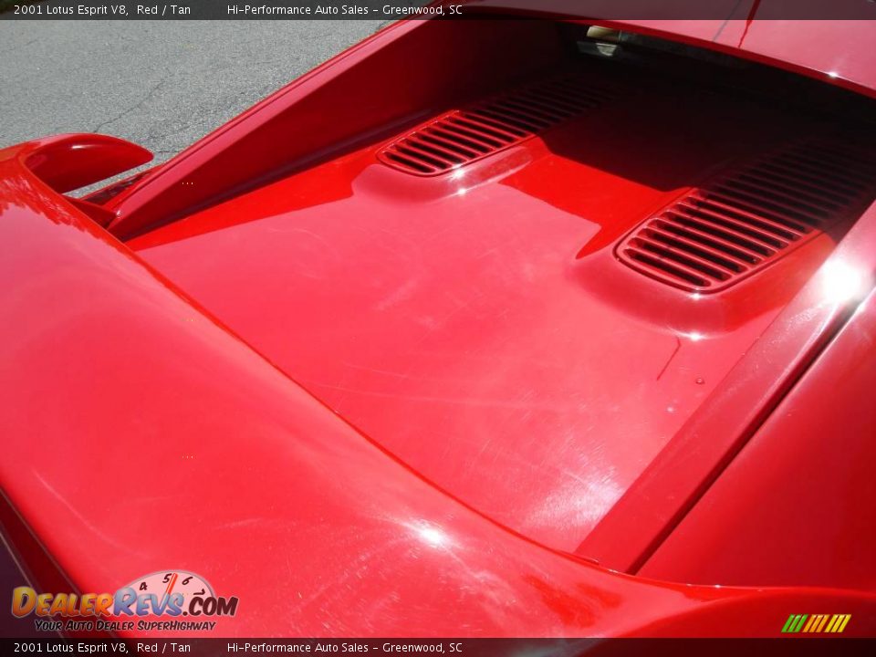 2001 Lotus Esprit V8 Red / Tan Photo #17