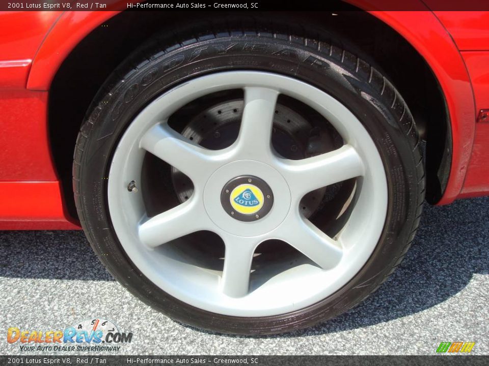 2001 Lotus Esprit V8 Red / Tan Photo #20