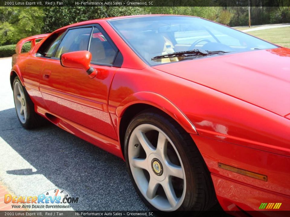 2001 Lotus Esprit V8 Red / Tan Photo #23