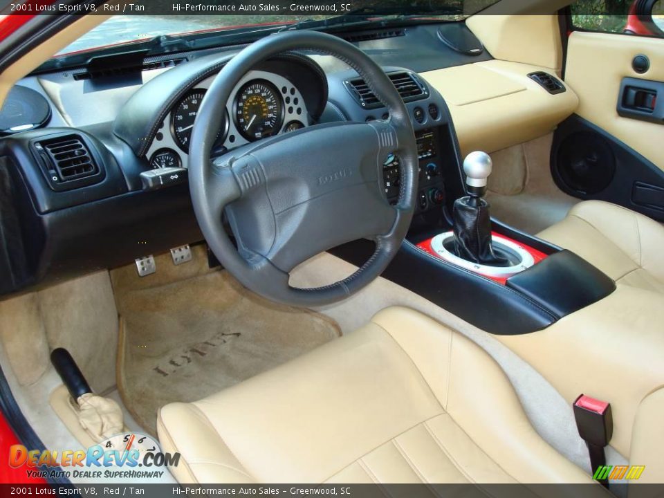 Tan Interior - 2001 Lotus Esprit V8 Photo #25