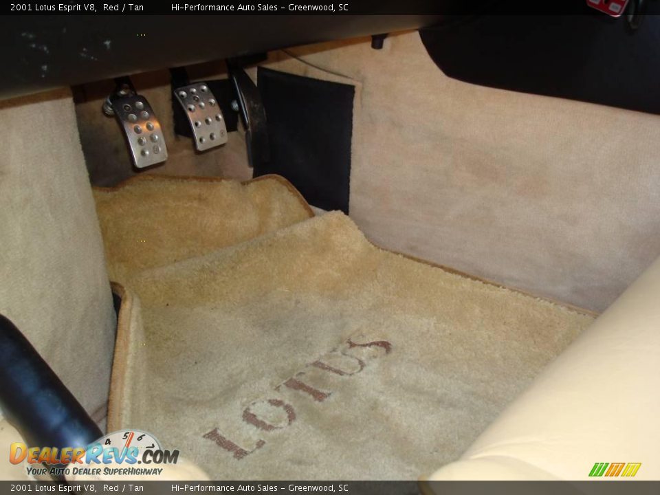 2001 Lotus Esprit V8 Red / Tan Photo #27