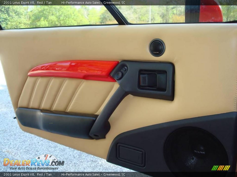 2001 Lotus Esprit V8 Red / Tan Photo #29