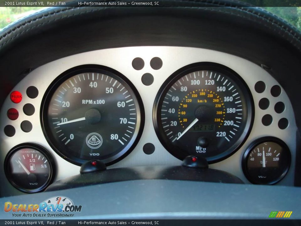 2001 Lotus Esprit V8 Gauges Photo #30