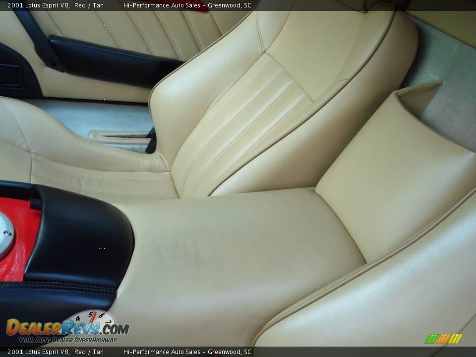 2001 Lotus Esprit V8 Red / Tan Photo #33