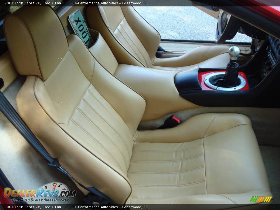 2001 Lotus Esprit V8 Red / Tan Photo #36