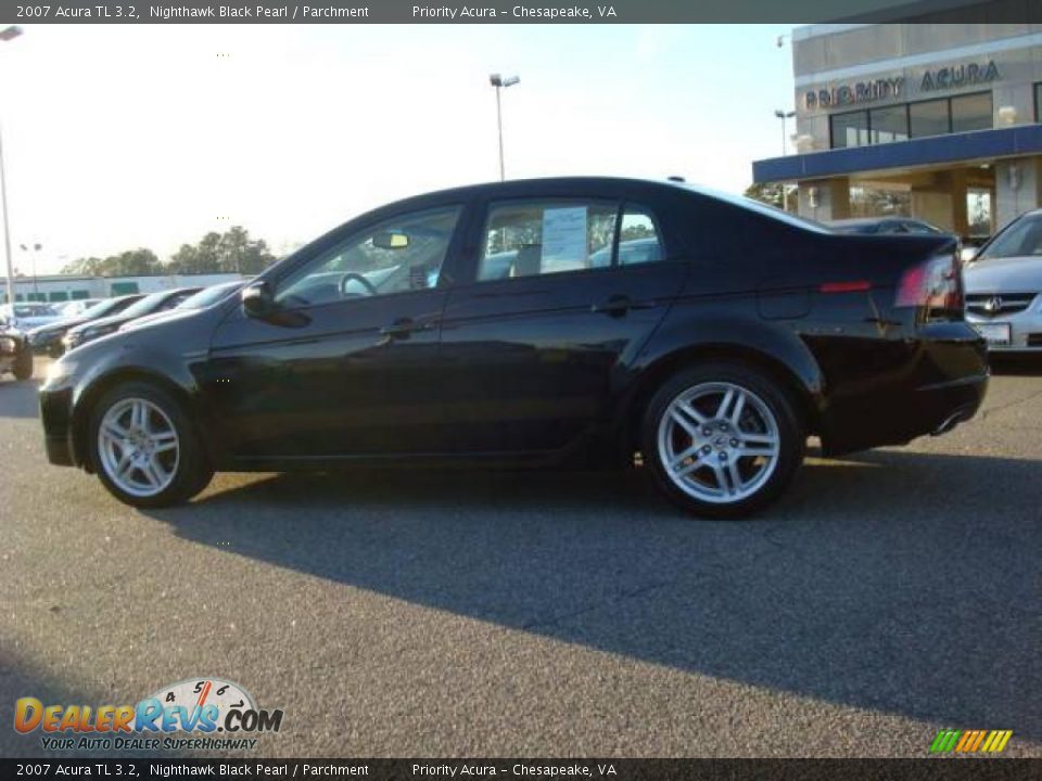 2007 Acura TL 3.2 Nighthawk Black Pearl / Parchment Photo #3