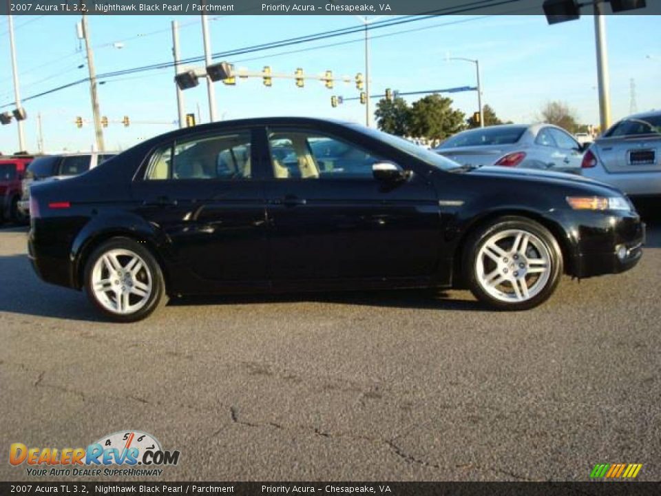 2007 Acura TL 3.2 Nighthawk Black Pearl / Parchment Photo #5