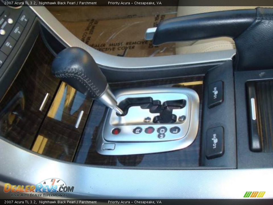 2007 Acura TL 3.2 Nighthawk Black Pearl / Parchment Photo #15