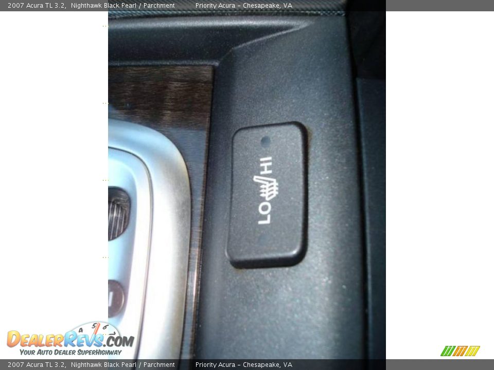 2007 Acura TL 3.2 Nighthawk Black Pearl / Parchment Photo #16