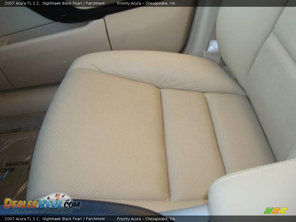 2007 Acura TL 3.2 Nighthawk Black Pearl / Parchment Photo #17