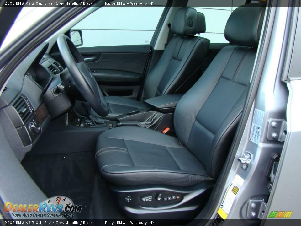 2008 BMW X3 3.0si Silver Grey Metallic / Black Photo #8