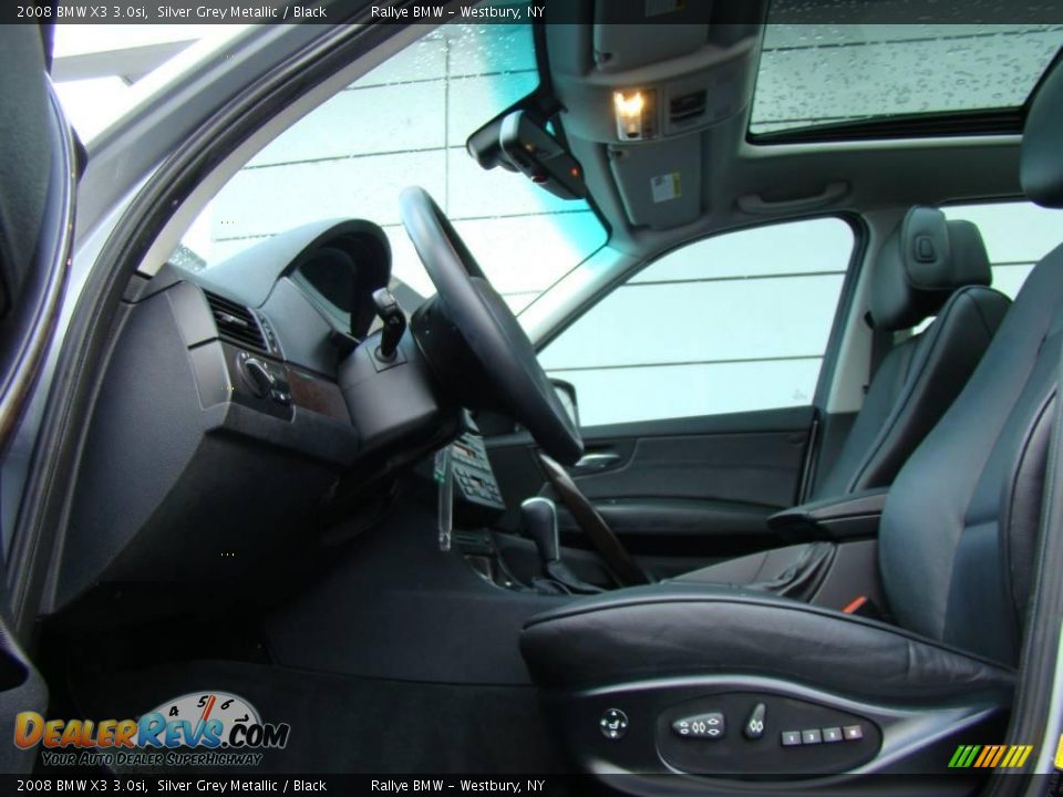 2008 BMW X3 3.0si Silver Grey Metallic / Black Photo #9