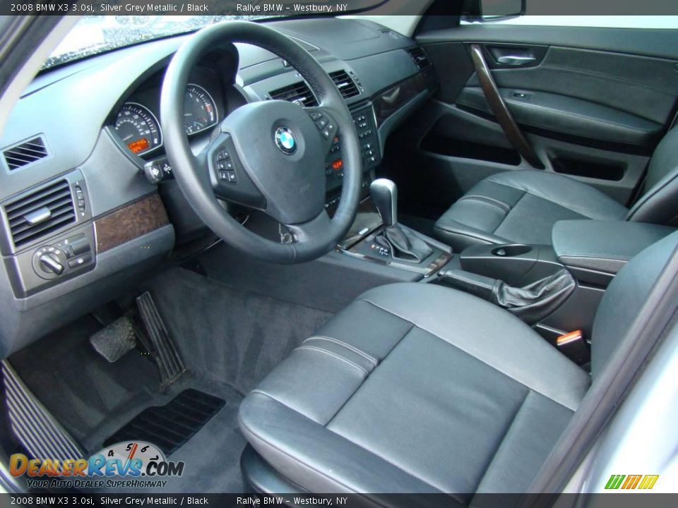 2008 BMW X3 3.0si Silver Grey Metallic / Black Photo #10