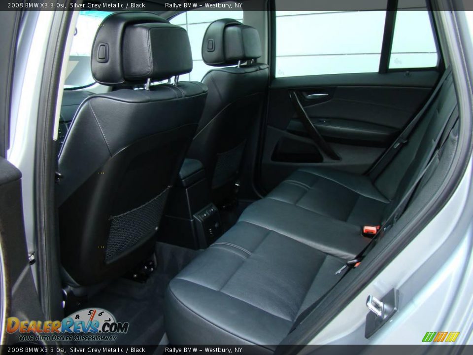 2008 BMW X3 3.0si Silver Grey Metallic / Black Photo #11