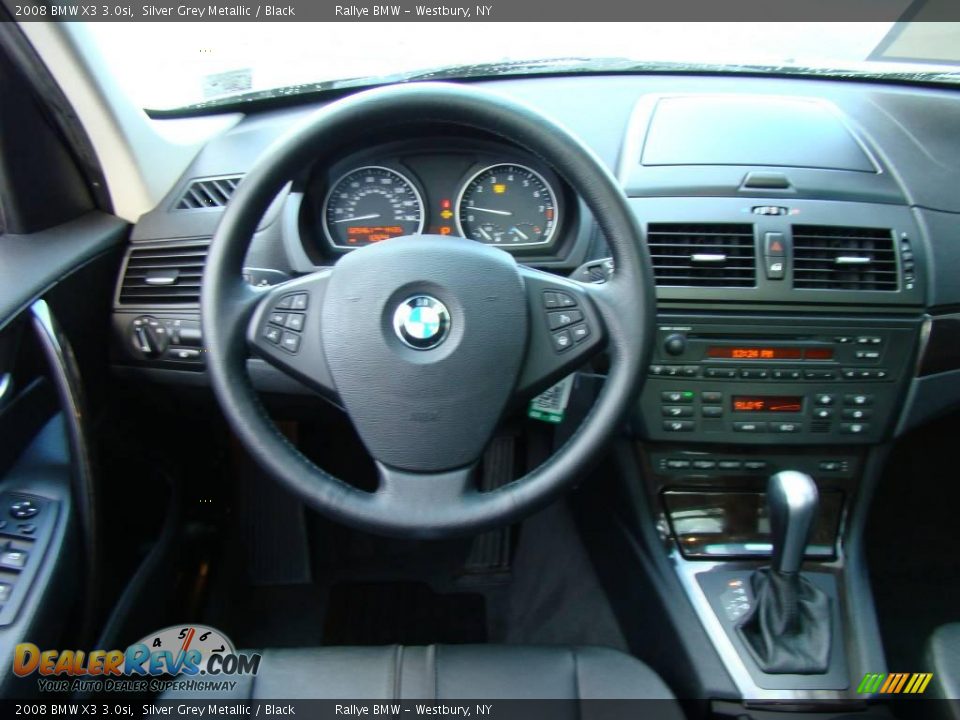 2008 BMW X3 3.0si Silver Grey Metallic / Black Photo #12