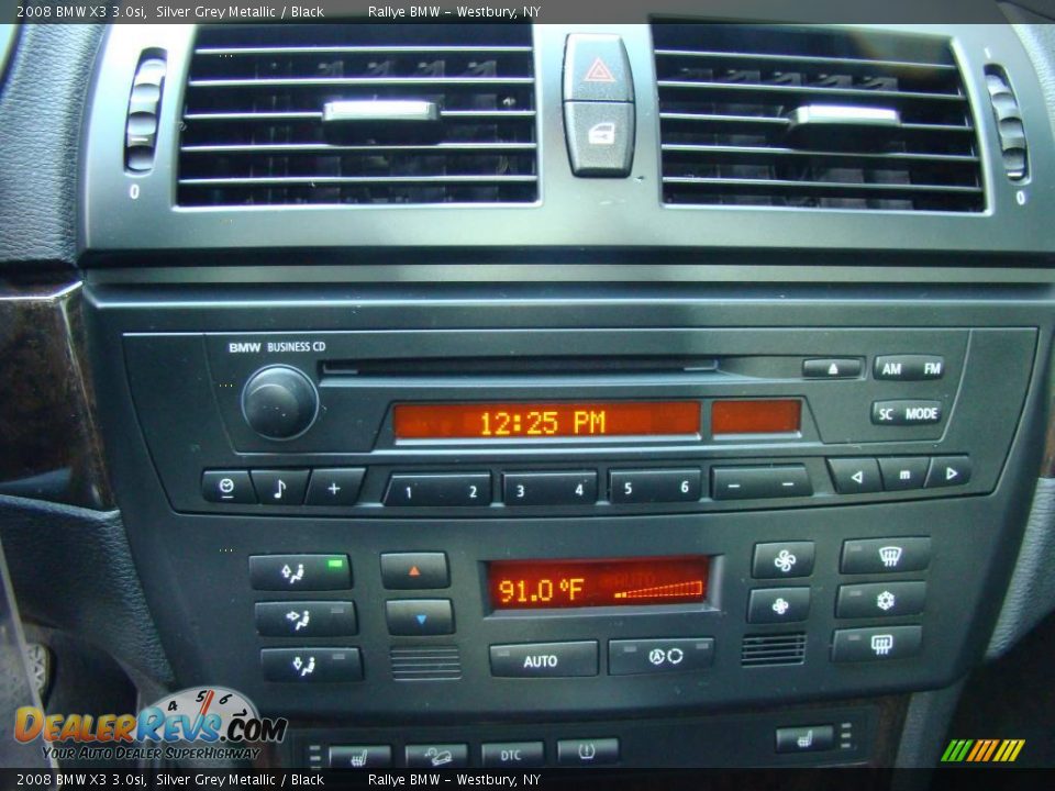 2008 BMW X3 3.0si Silver Grey Metallic / Black Photo #13