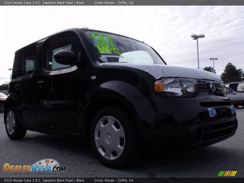 2010 Nissan Cube 1.8 S Sapphire Black Pearl / Black Photo #7
