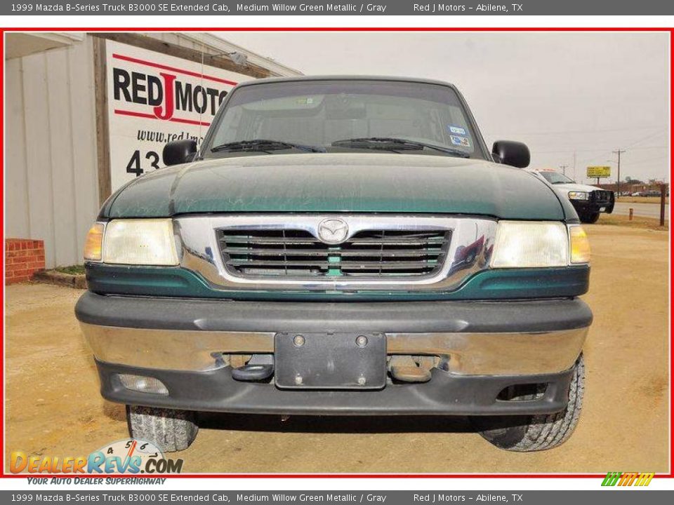 1999 Mazda B-Series Truck B3000 SE Extended Cab Medium Willow Green Metallic / Gray Photo #8