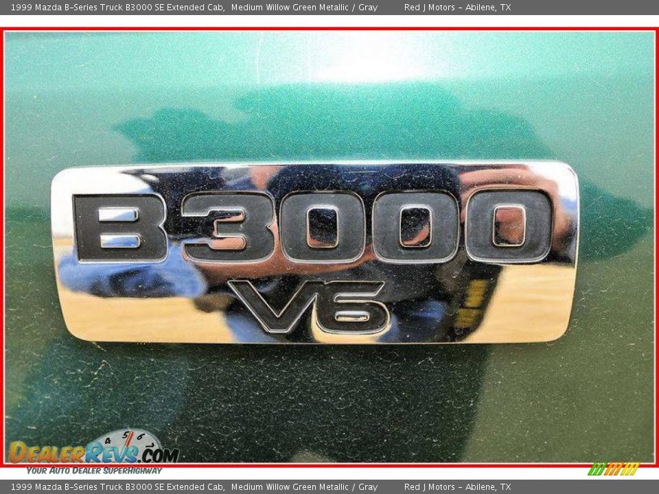 1999 Mazda B-Series Truck B3000 SE Extended Cab Medium Willow Green Metallic / Gray Photo #10