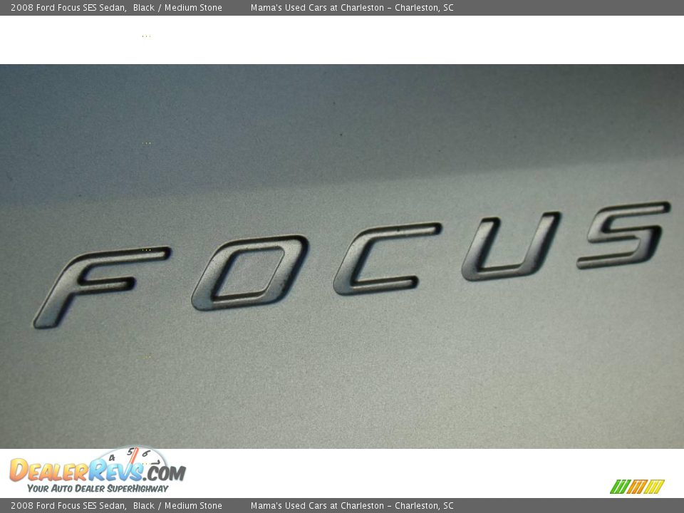 2008 Ford Focus SES Sedan Black / Medium Stone Photo #21