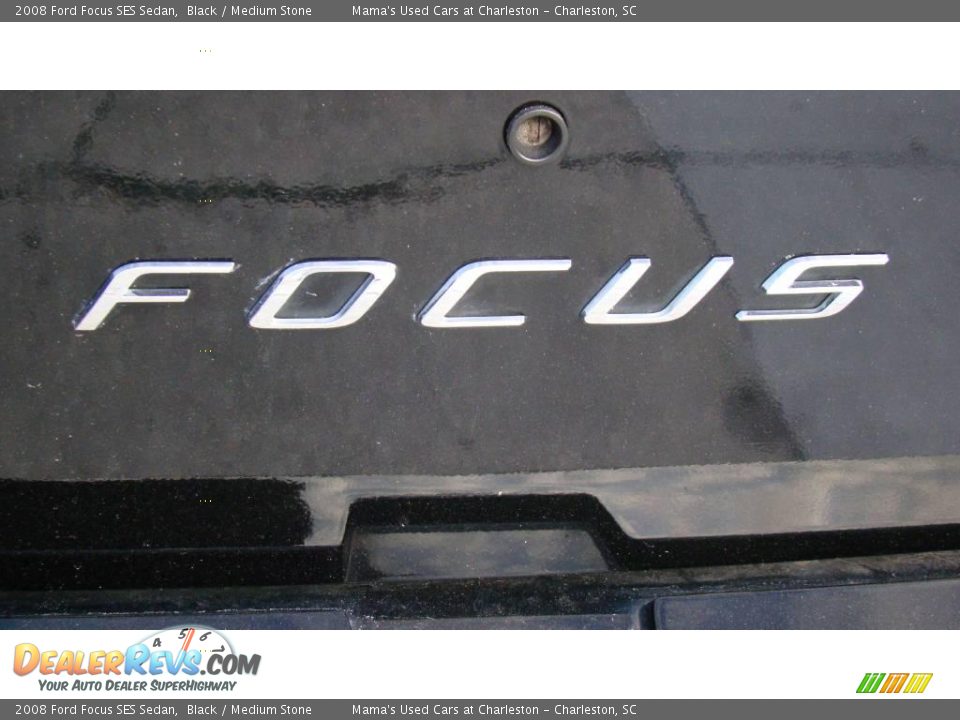 2008 Ford Focus SES Sedan Black / Medium Stone Photo #27