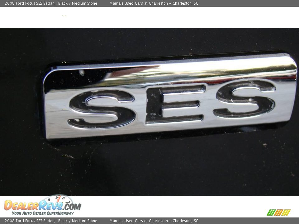 2008 Ford Focus SES Sedan Black / Medium Stone Photo #28