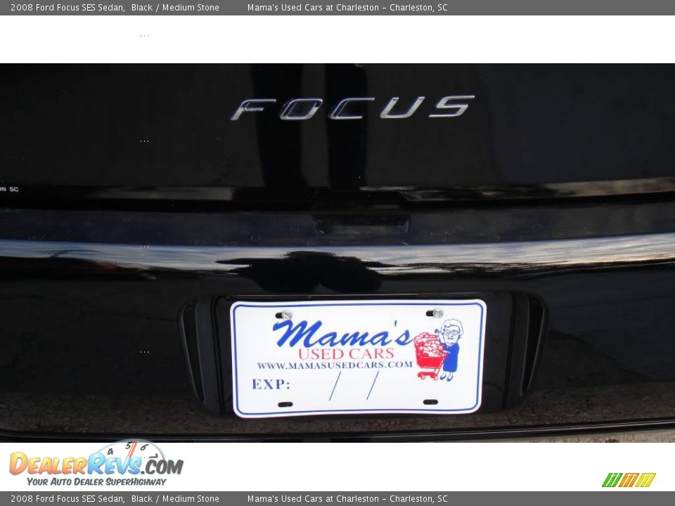 2008 Ford Focus SES Sedan Black / Medium Stone Photo #29