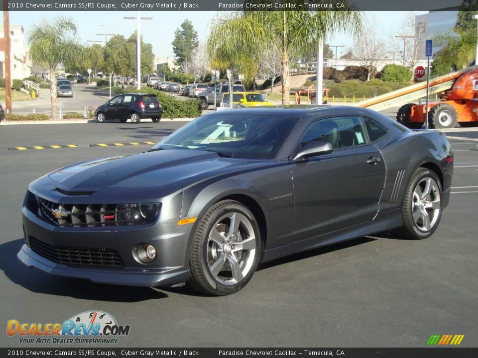 2010 Chevrolet Camaro SS/RS Coupe Cyber Gray Metallic / Black Photo #4