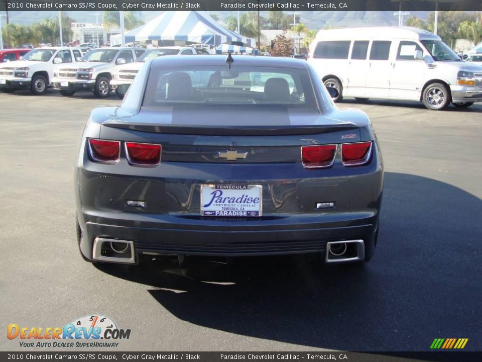 2010 Chevrolet Camaro SS/RS Coupe Cyber Gray Metallic / Black Photo #7
