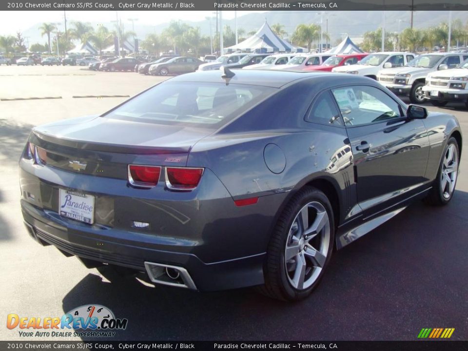2010 Chevrolet Camaro SS/RS Coupe Cyber Gray Metallic / Black Photo #8
