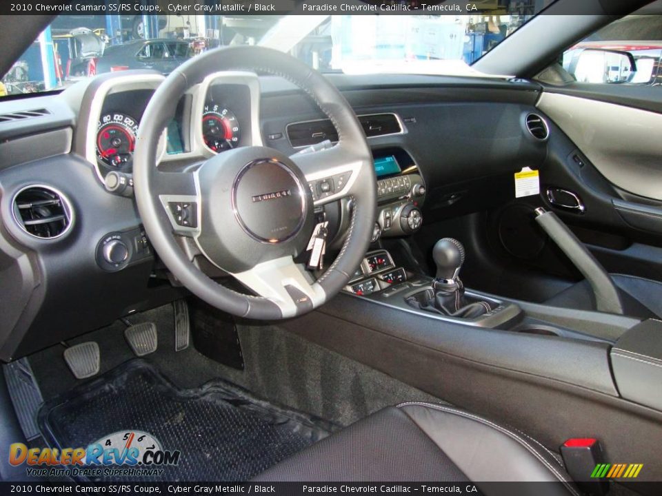 2010 Chevrolet Camaro SS/RS Coupe Cyber Gray Metallic / Black Photo #16