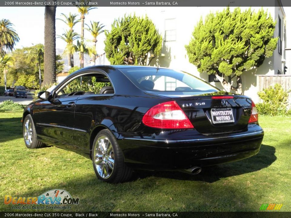 2006 Mercedes-Benz CLK 350 Coupe Black / Black Photo #5
