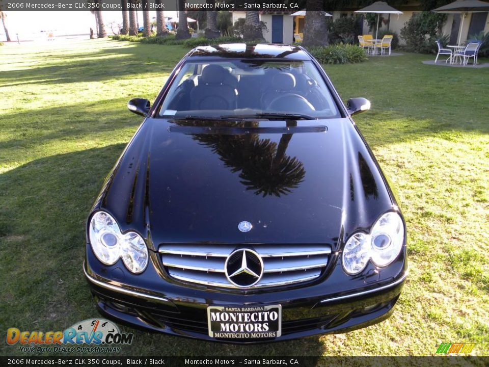 2006 Mercedes-Benz CLK 350 Coupe Black / Black Photo #9