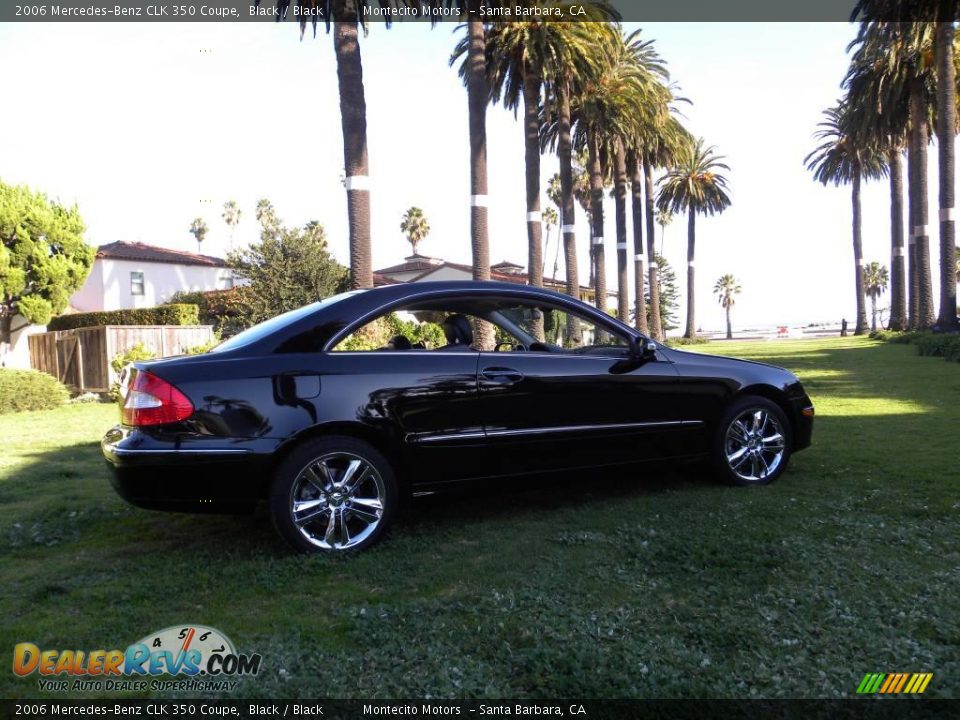 2006 Mercedes-Benz CLK 350 Coupe Black / Black Photo #11