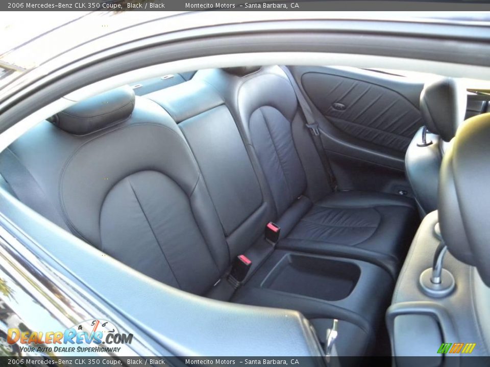 2006 Mercedes-Benz CLK 350 Coupe Black / Black Photo #18