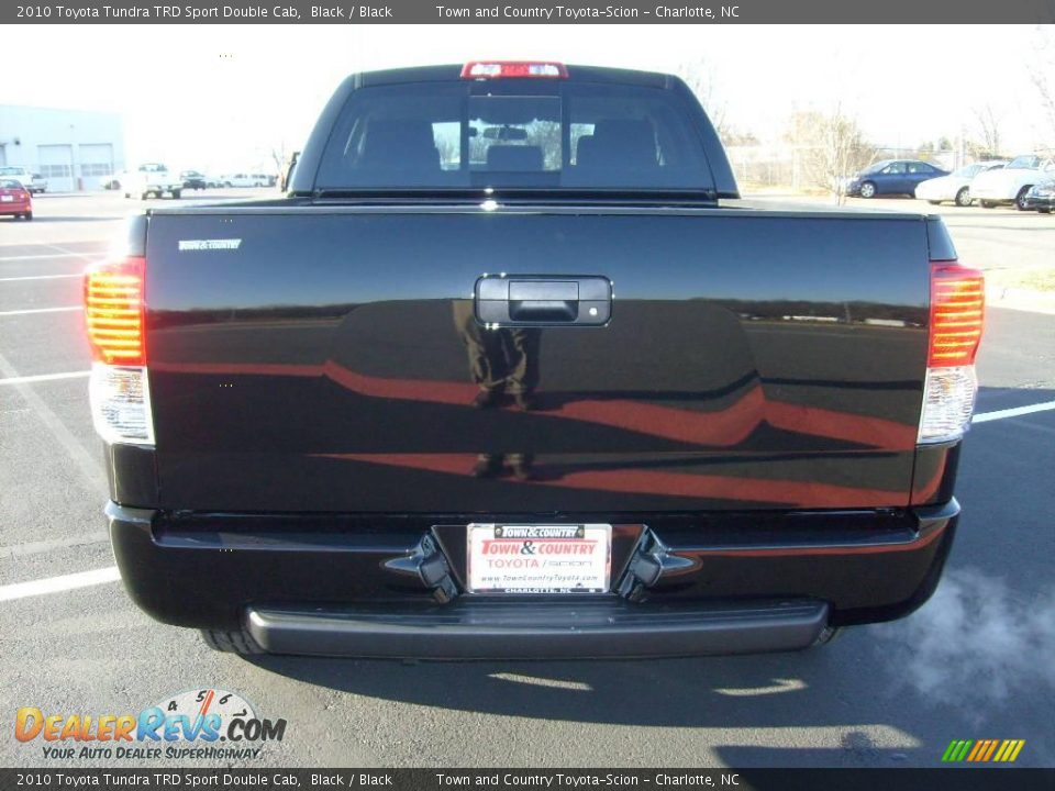2010 Toyota Tundra TRD Sport Double Cab Black / Black Photo #5