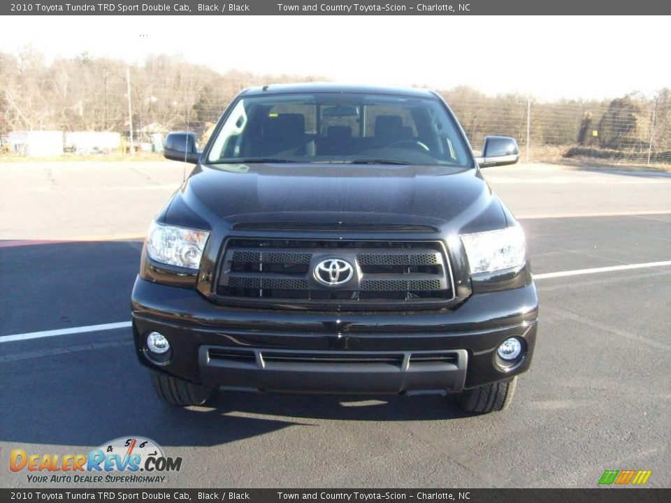 2010 Toyota Tundra TRD Sport Double Cab Black / Black Photo #8