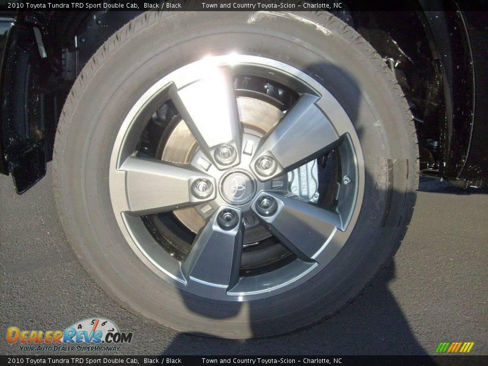 2010 Toyota Tundra TRD Sport Double Cab Black / Black Photo #10