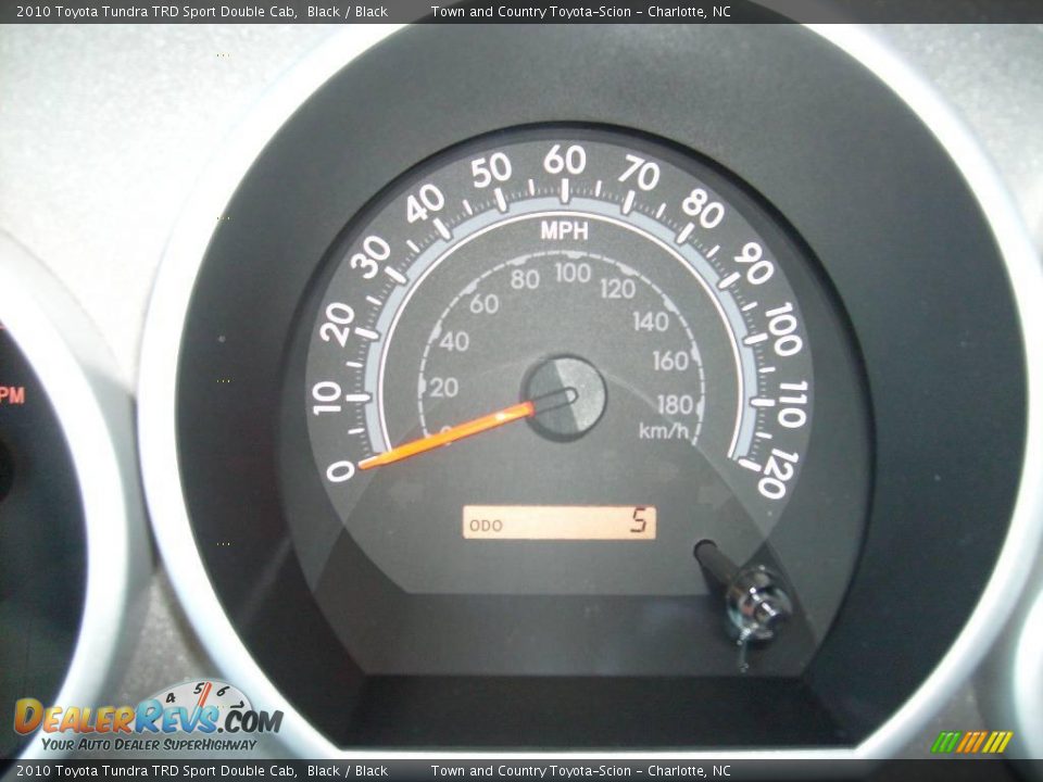 2010 Toyota Tundra TRD Sport Double Cab Black / Black Photo #13