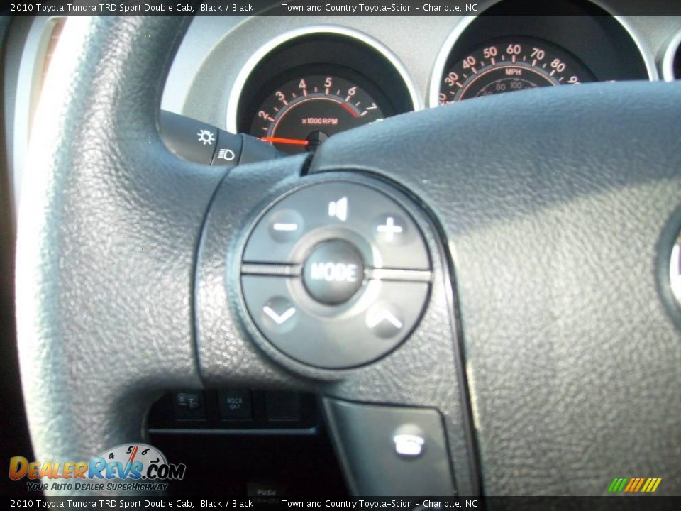 2010 Toyota Tundra TRD Sport Double Cab Black / Black Photo #18