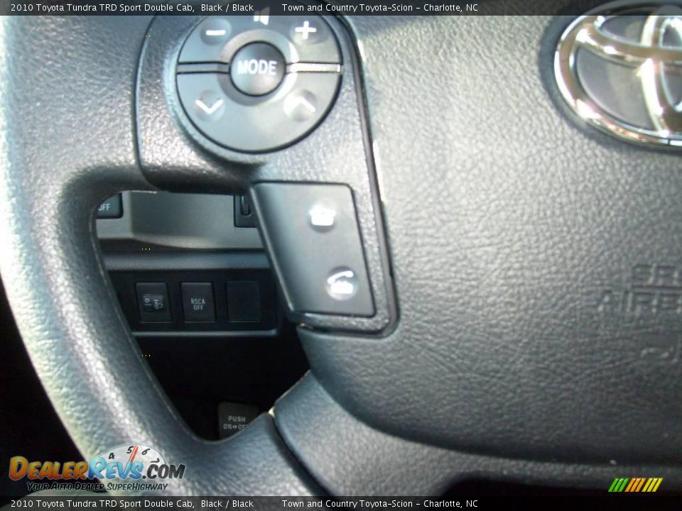 2010 Toyota Tundra TRD Sport Double Cab Black / Black Photo #19