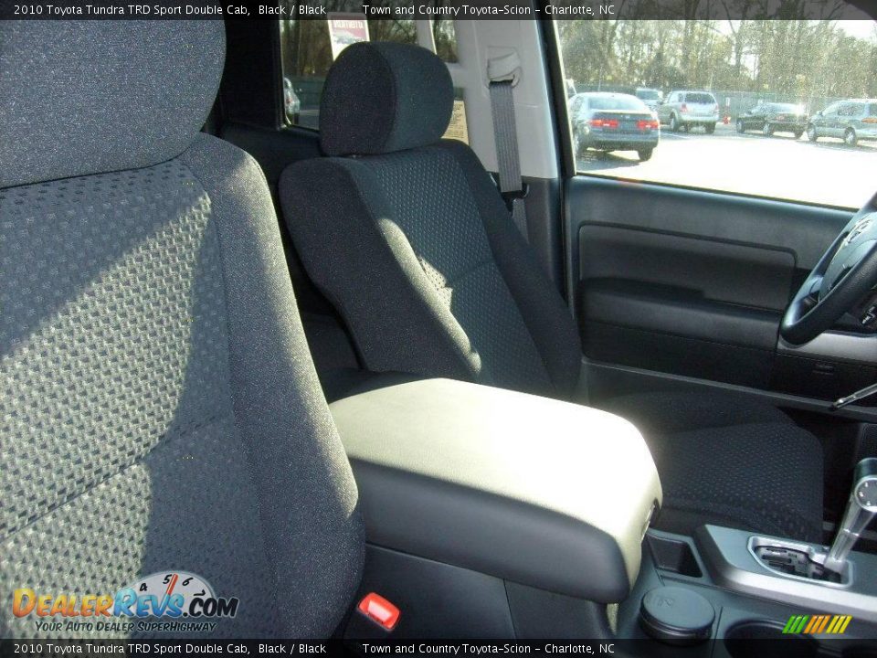2010 Toyota Tundra TRD Sport Double Cab Black / Black Photo #24