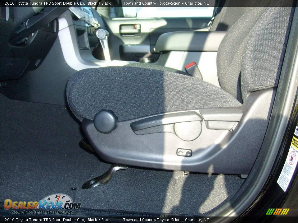 2010 Toyota Tundra TRD Sport Double Cab Black / Black Photo #28
