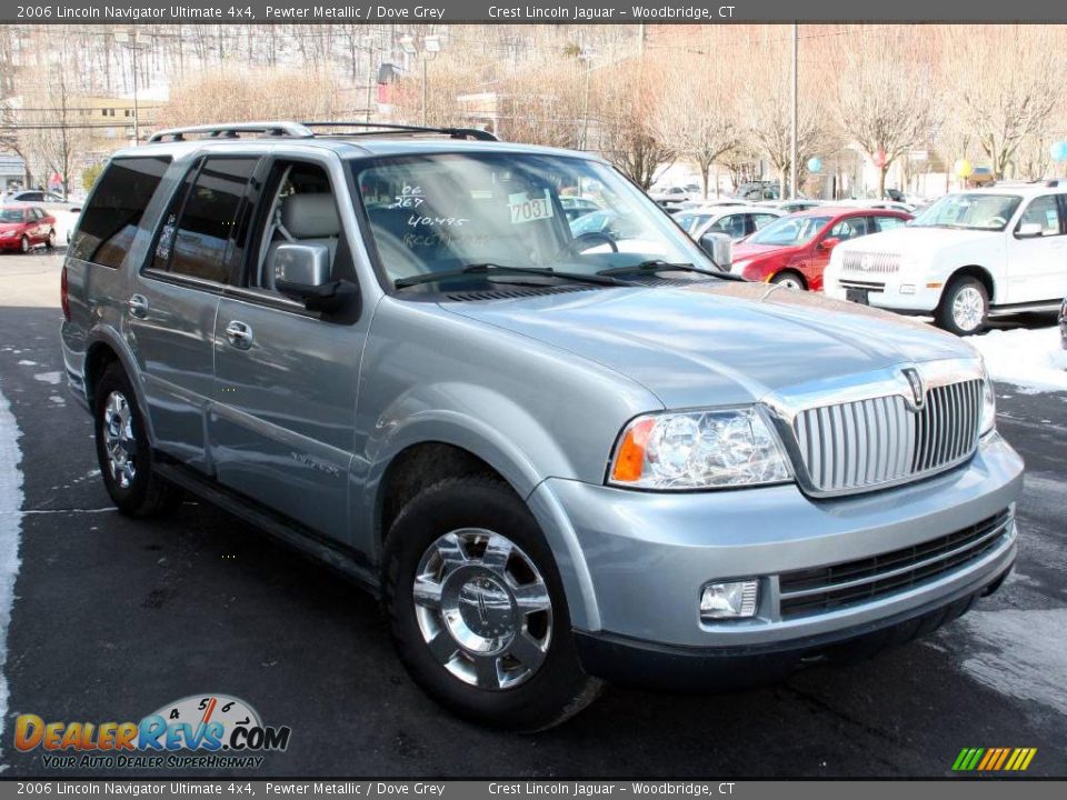2006 Lincoln Navigator Ultimate 4x4 Pewter Metallic / Dove Grey Photo #3