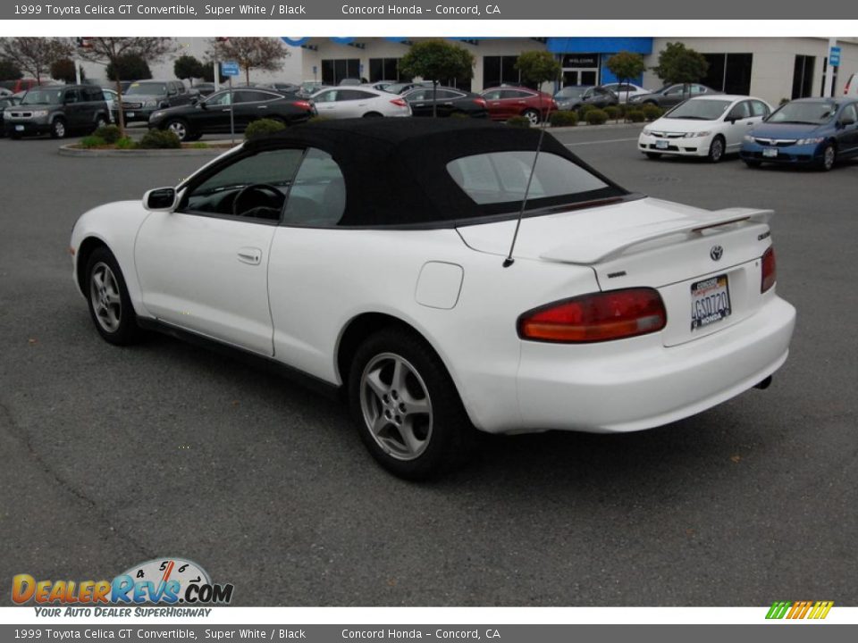 1999 Toyota Celica GT Convertible Super White / Black Photo #5