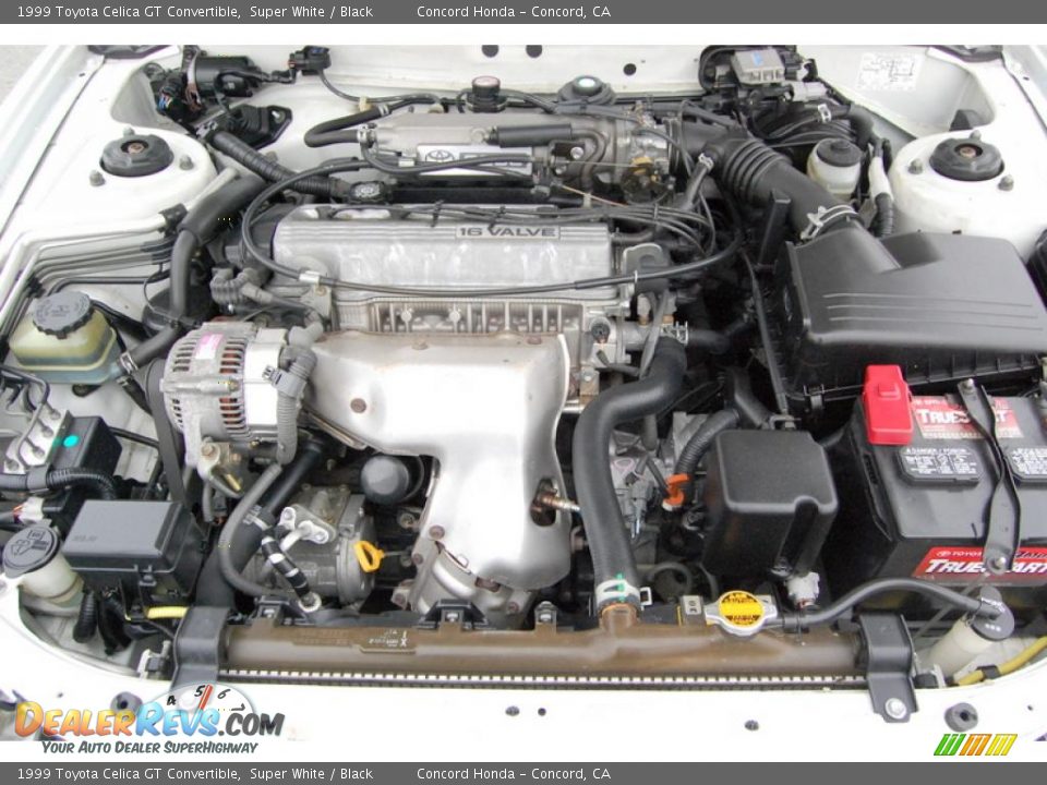 1999 Toyota Celica GT Convertible Super White / Black Photo #9