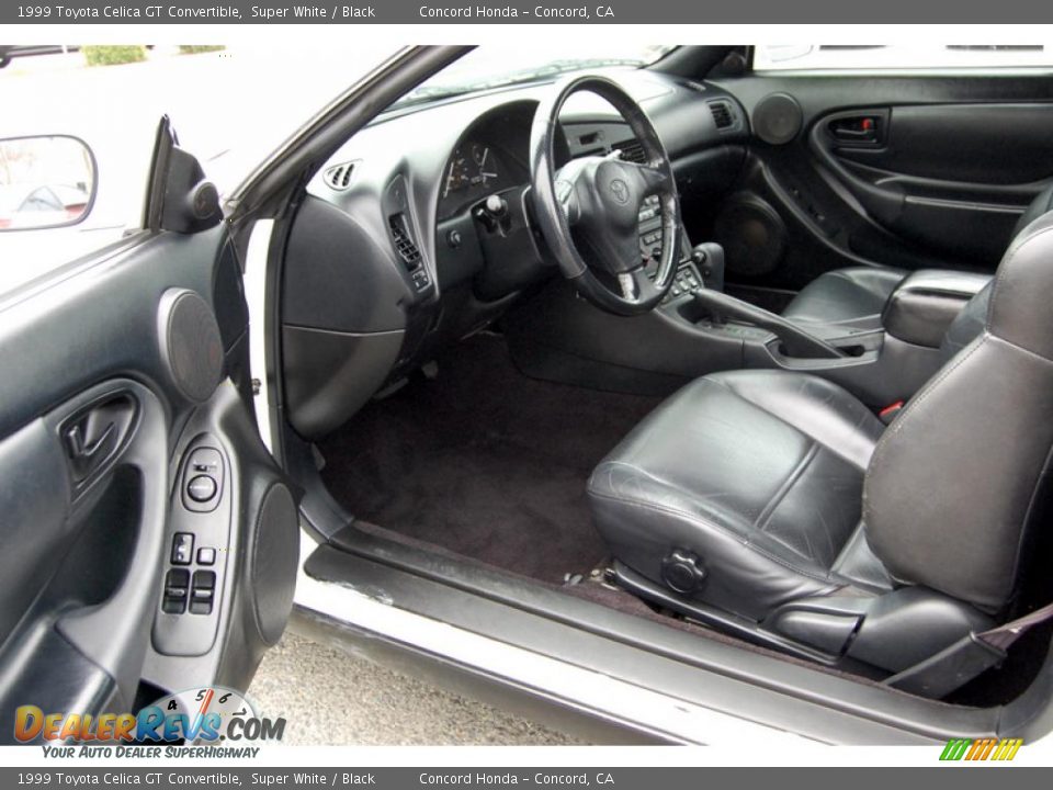 1999 Toyota Celica GT Convertible Super White / Black Photo #16
