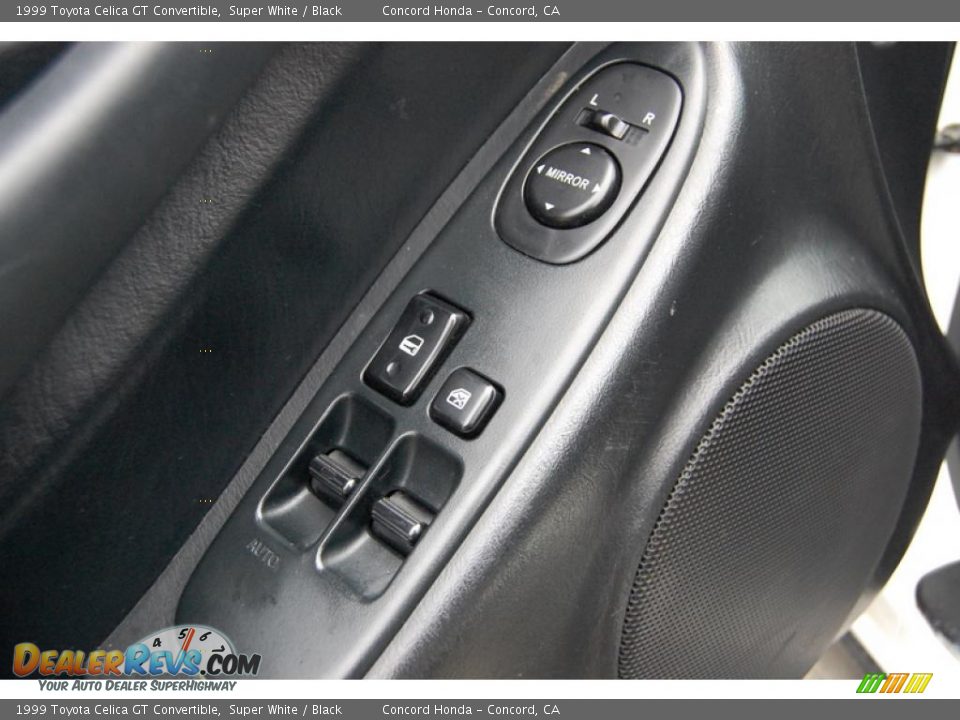1999 Toyota Celica GT Convertible Super White / Black Photo #17